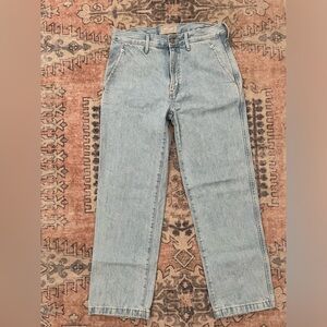 Everlane The Cinch Back Utility Light Wash Jeans Women’s Size 27